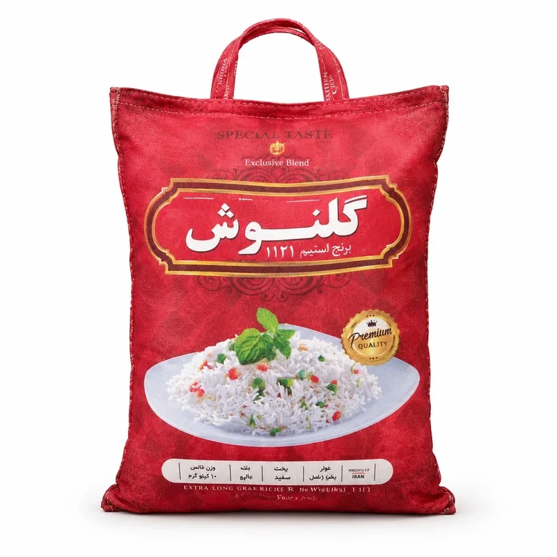 برنج گلنوش، دانه بلند استیم پاکستانی